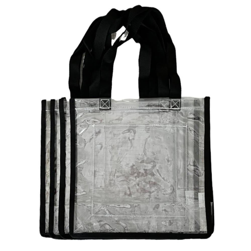 4-Pack Holloway Carrier Heavy-Guage Clear Plastic Tote - Stadium Approved - Picture 2 of 2